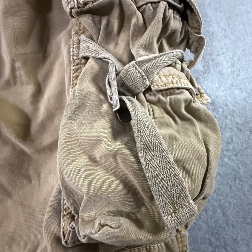 Vintage Polo Ralph Lauren Cargo Pants Mens 36x32 Tan Khaki Military Paratrooper - Picture 9 of 12